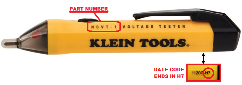 Klein Tools Non-Contact Voltage Tester Model NCVT-1