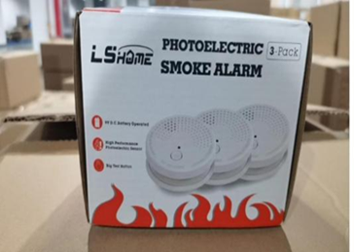 3-Pack Smoke Detector Fire Alarms