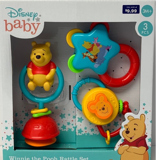 Disney Baby Winnie the Pooh Rattle Sets