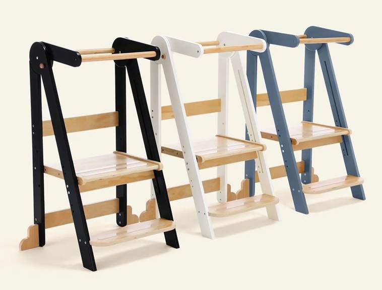 Product image for Nordi Foldable Toddler Tower Stools