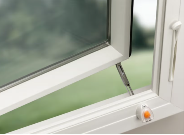 Recalled window opening control device installed on 100 Series casement windows