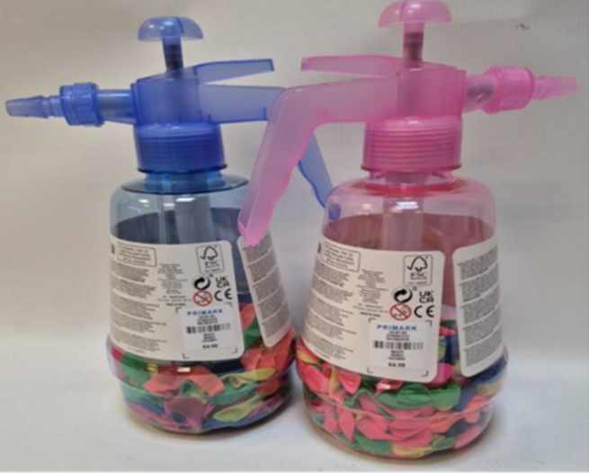 Primark US Recalls Primark Water Balloon Pumps Due to Injury Hazard