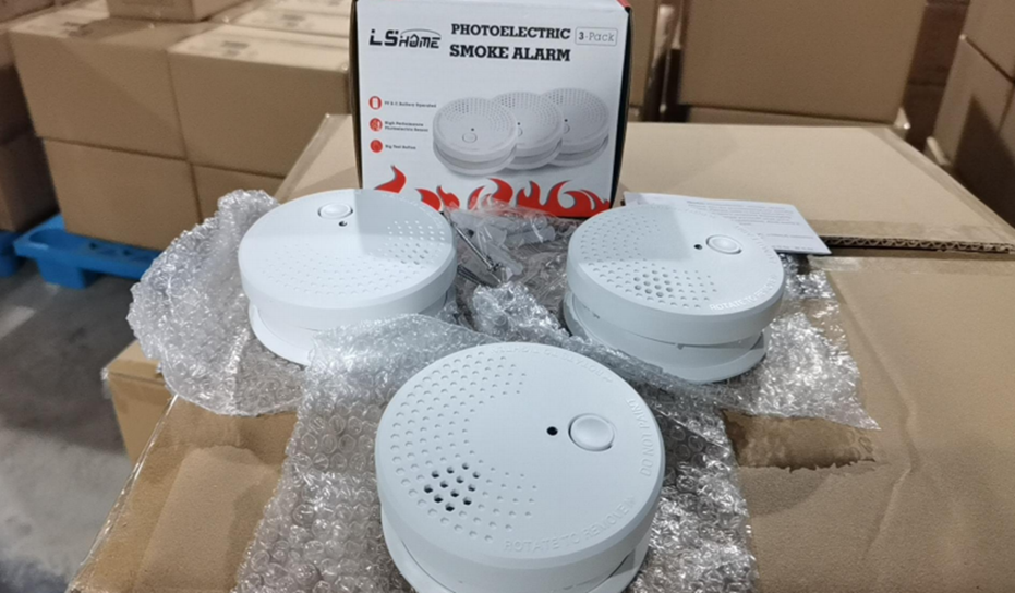 Recalled LSHOME 3-Pack Smoke Detector Fire Alarms