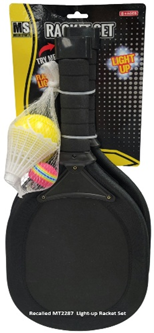 Misco Sports Light-Up Racket Sets, model MT2287