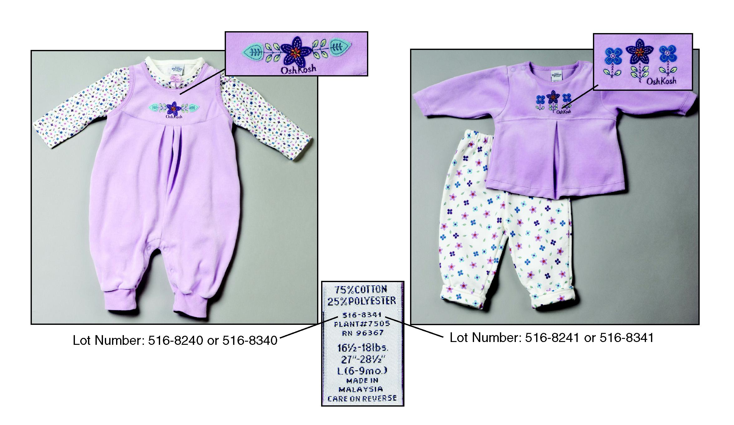 OshKosh B'Gosh Newborn Girls' Garments