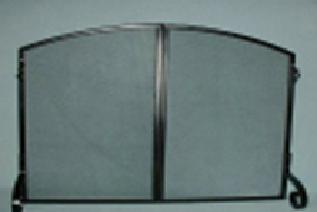 Two-Paneled Fireplace Screen