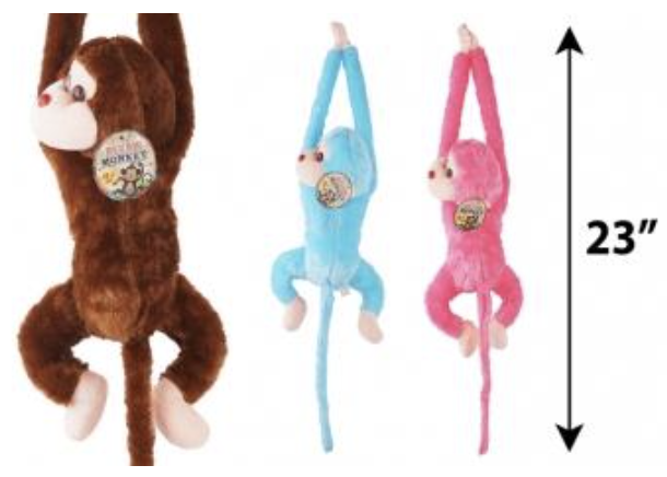 Recalled Screaming Plush Monkey