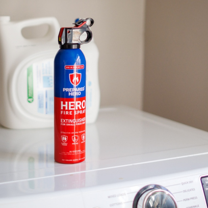 Recalled Hero Fire Spray Fire Canister