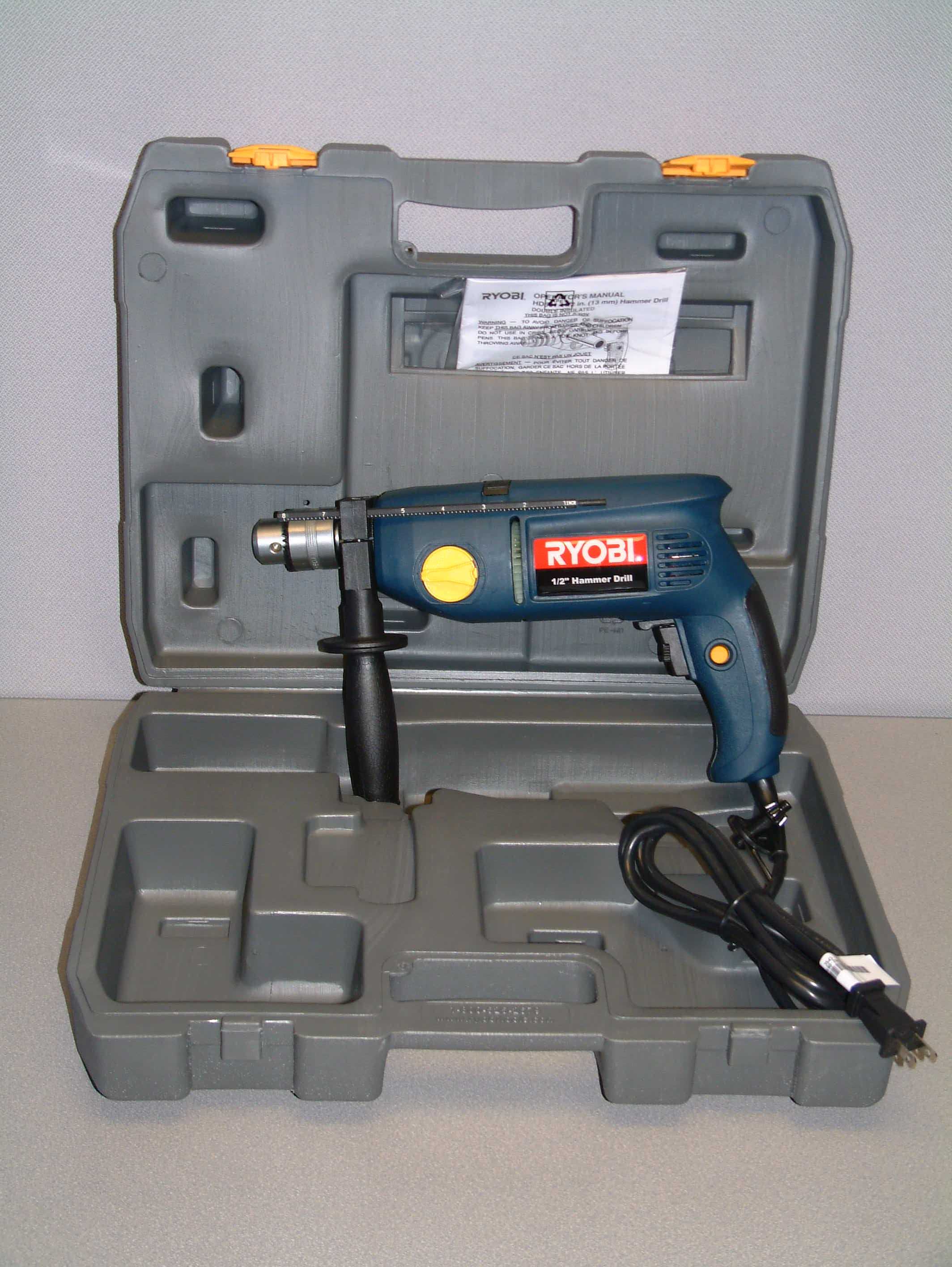 Recalled RYOBI brand hammer drill