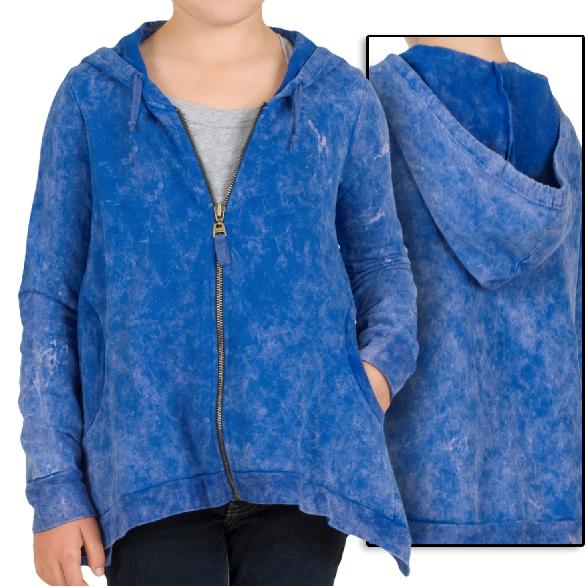 Girls' Hooded Zip Jackets and Vest Sets