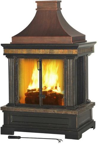 Freestanding Steel Outdoor Fireplaces