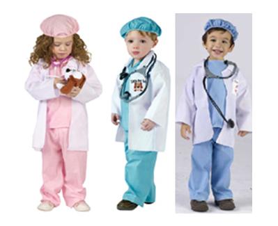 Little Pet Vet costumes and Dr. Littles costumes