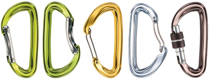 Photon carabiners, Photon and Mach Express quickdraws