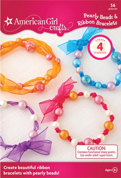 American Girl Crafts™ Pearly Beads & Ribbon Bracelets kit
