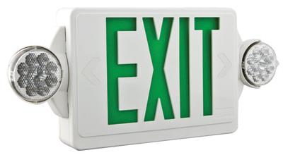 LHQM LED Exit Signs with Emergency Lights