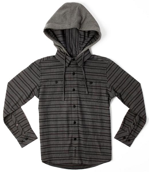 O'Neill Pluto hooded flannel shirts