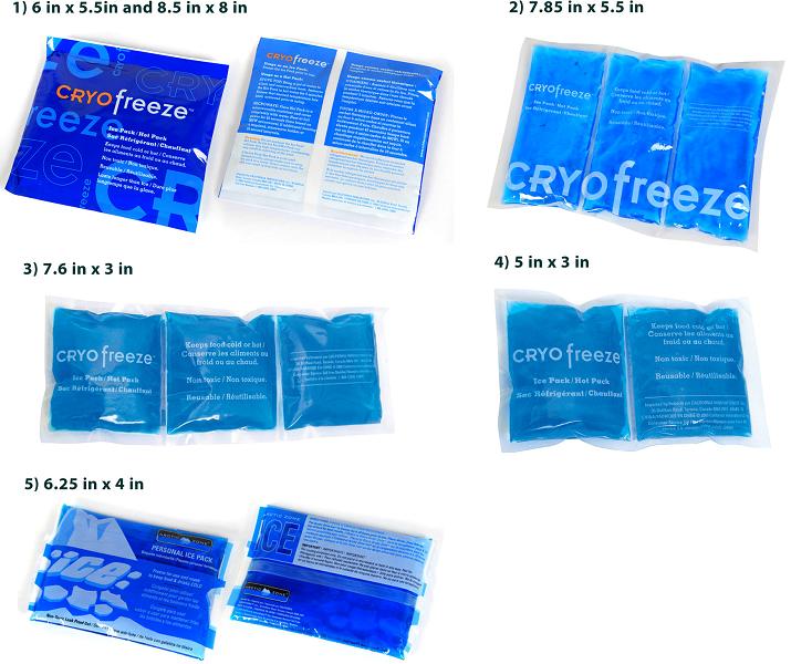 Ice/Hot and Ice Gel Packs