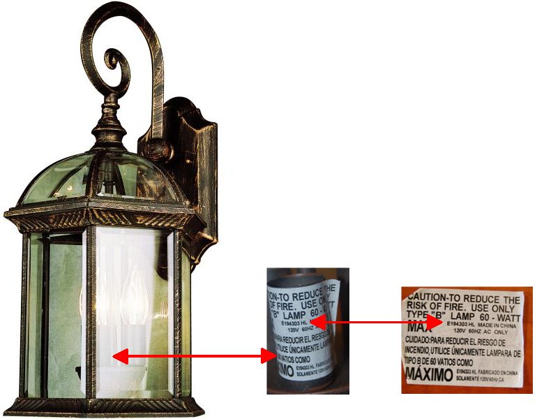 Outdoor wall mount lanterns