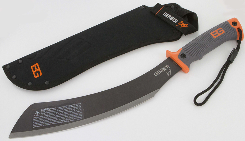 Gerber® Bear Grylls Parang Machete with stitched sheaths