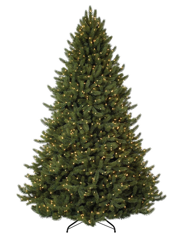 Pre-lit artificial Christmas trees