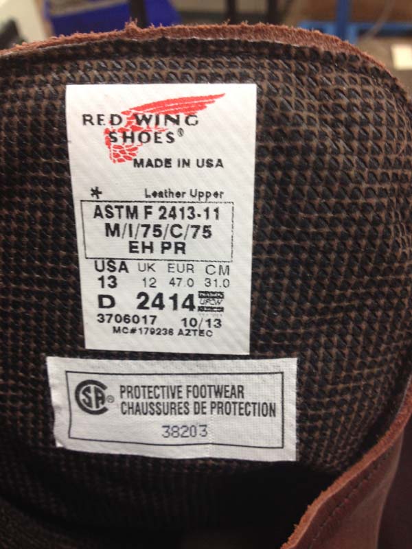 red wing width sizes