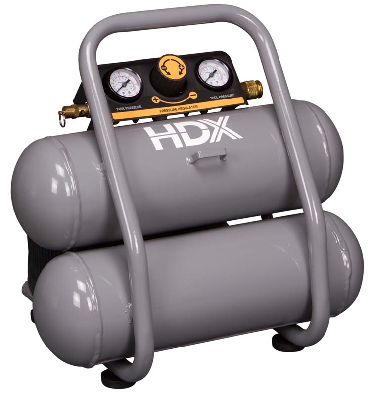 HDX™ and Powermate® two-gallon air compressors