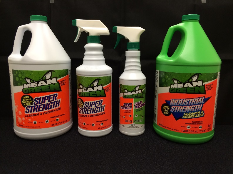 Mean Green® Super Strength Cleaner & Degreaser and Mean Green® Industrial Strength Cleaner & Degreaser