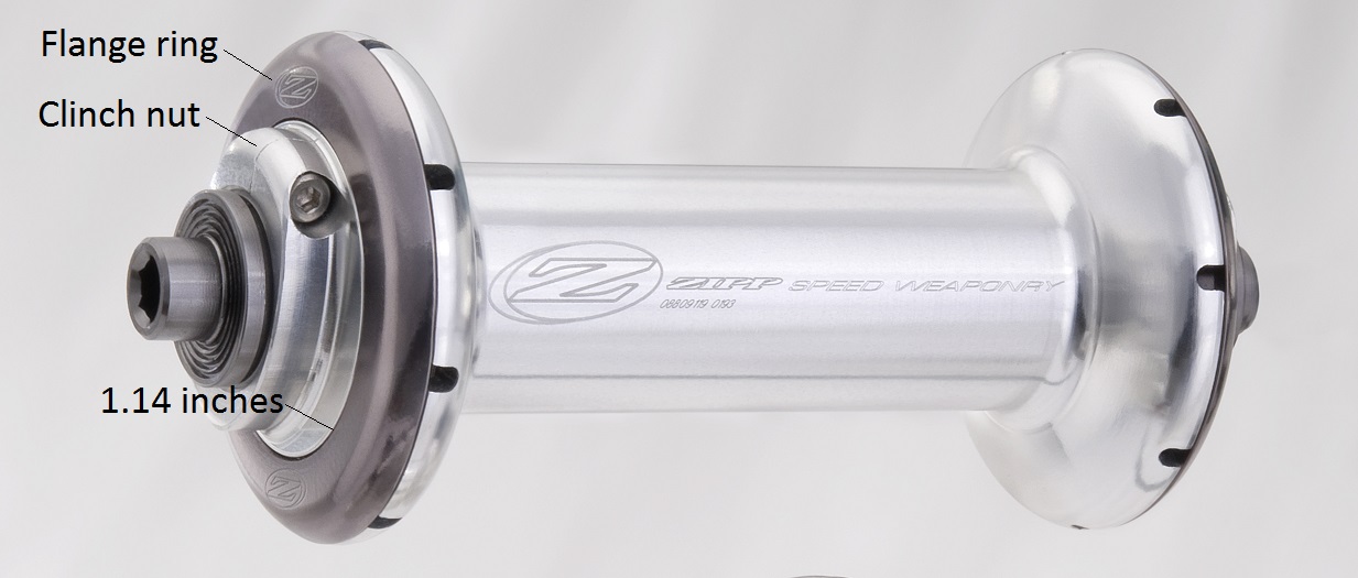 Zipp 88 aluminum hubs for bicycle wheels