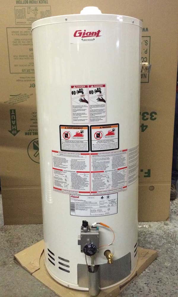 Giant UG Model Propane and Gas Water Heater Recall