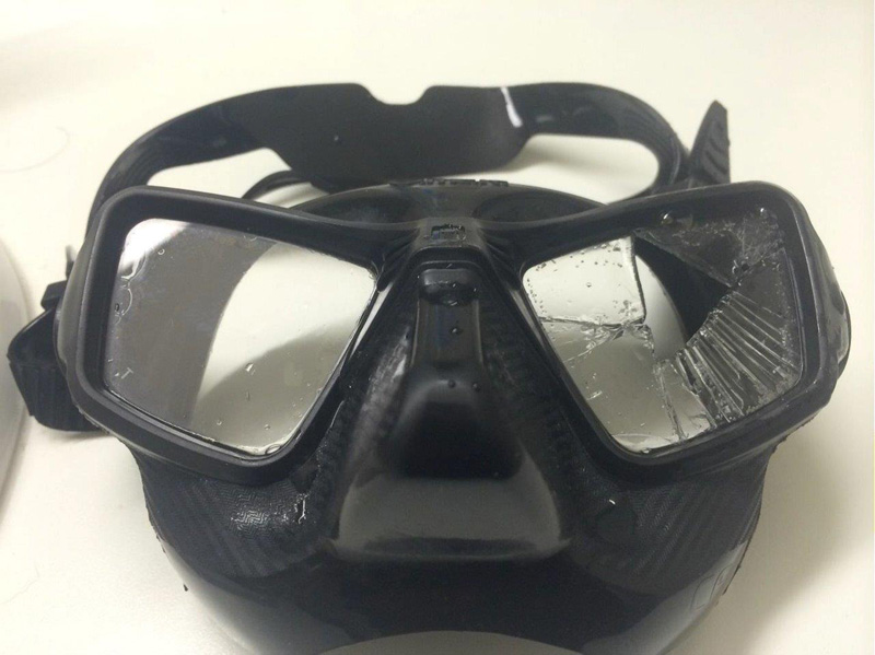 Omersub Zero Cube scuba diving mask