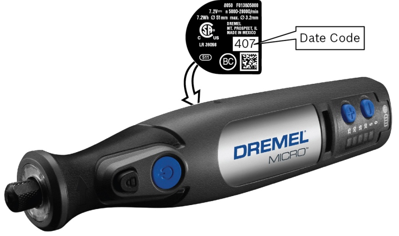Dremel® MICRO™ Model 8050 Rotary Tool