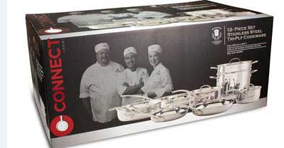 Connect by H-E-B 12-piece cookware set