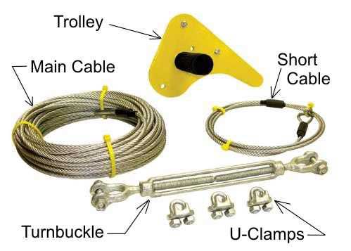 Bring Your Adventure Sports (BYA) Skyline Zipline Kits