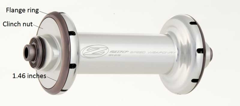 Zipp 88 aluminum front hubs