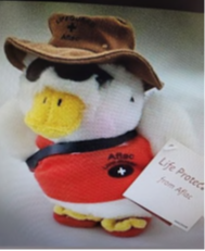 Communicorp 6" Aflac Plush Promotional Ducks — About 600,000 - safety alert, image 8