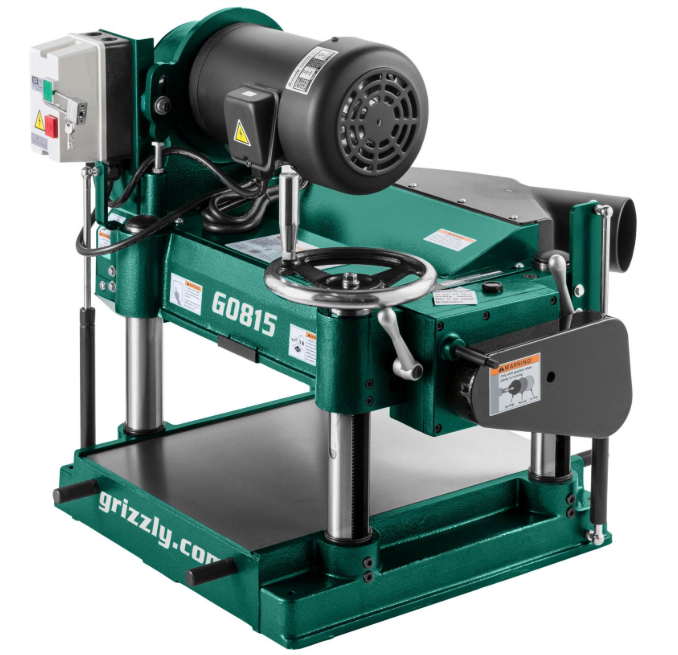 Recalled Grizzly Industrial 15” 3HP Heavy-Duty Planer