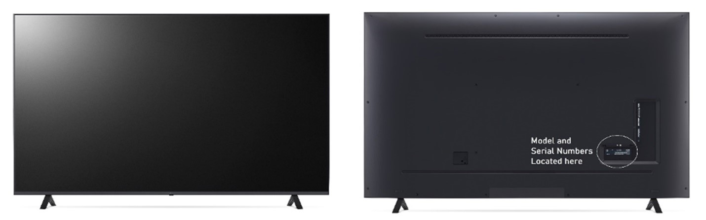 LG 86-inch smart televisions and stands