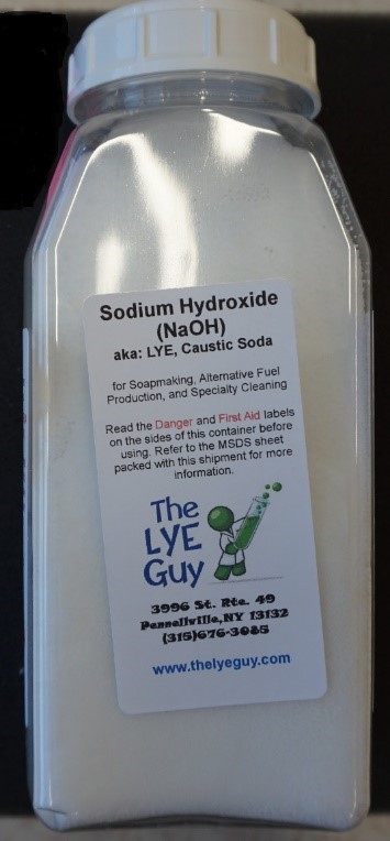 The Lye Guy Sodium Hydroxide and Potassium Hydroxide