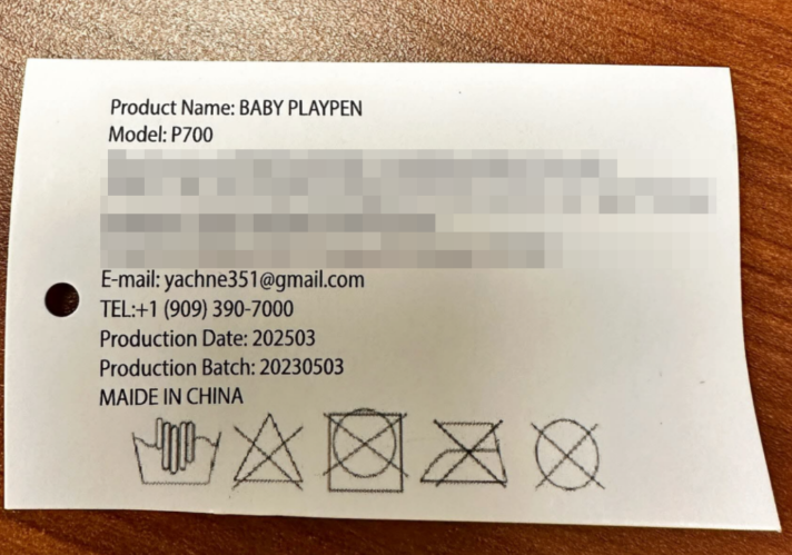 Play Yards Recalled Due to Risk of Serious Injury or Death from Suffocation and Entrapment Hazards; Violate Mandatory Standard for Play Yards; Sold on Amazon by Anna Queen