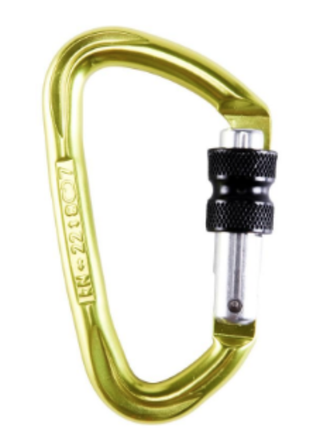 Recalled Rocky Screwgate carabiners (yellow)  
