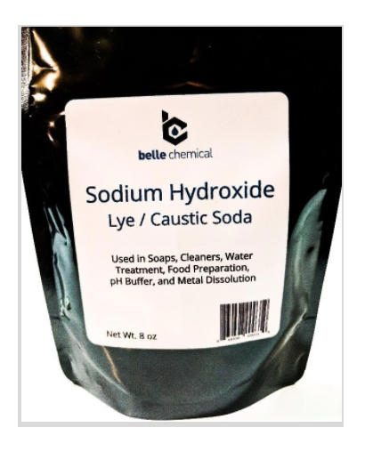 Potassium Hydroxide - Caustic Potash (90%) (Flakes) (2 pound) - Belle  Chemical