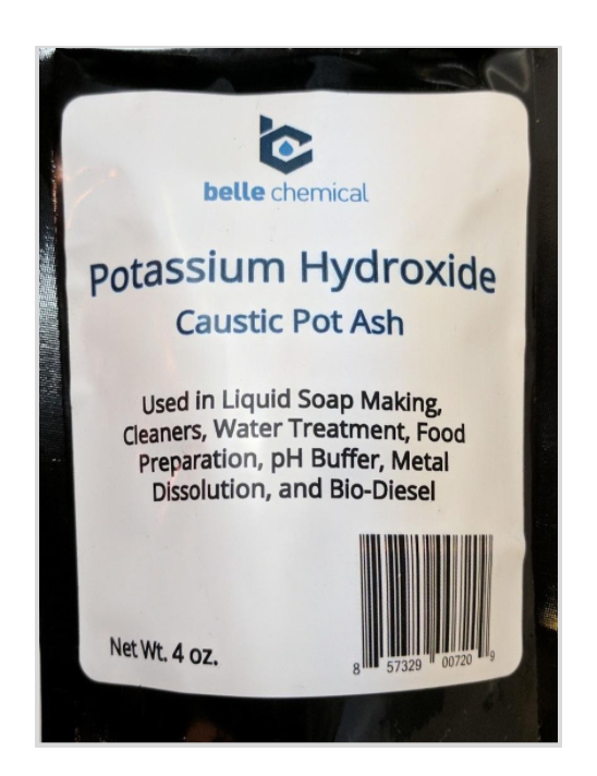 Sodium Hydroxide and Potassium Hydroxide Soapmaking