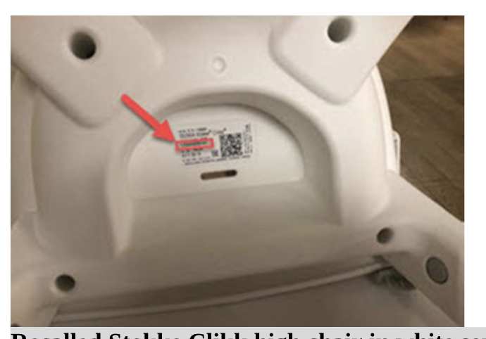 Stokke Clikk high chairs — About 790 (In addition, about 48 were sold in Canada) - safety alert, image 2