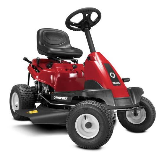 Recalled Troy-Bilt TB30 Riding Lawn Mower