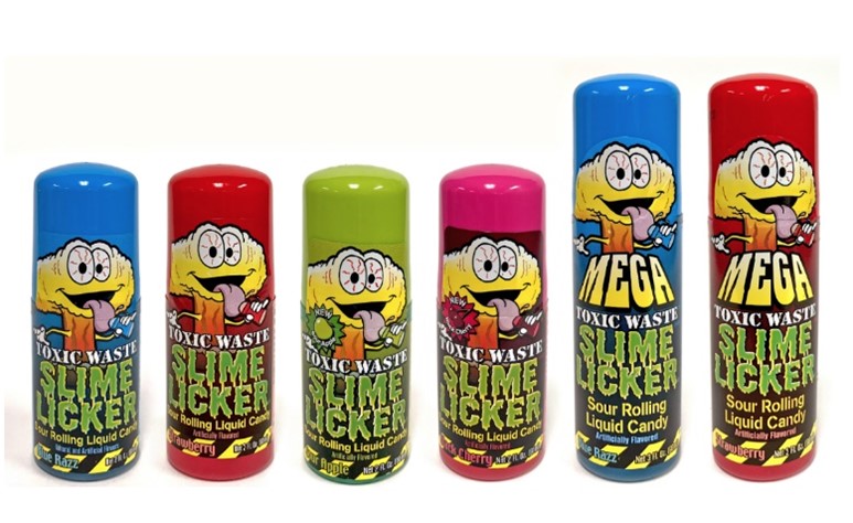 Recalled Slime Licker Sour Rolling Candies