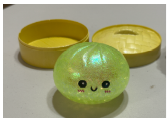 Squishy bun toy containing water beads (Photo Courtesy of The U.S. Consumer Product Safety Commission)