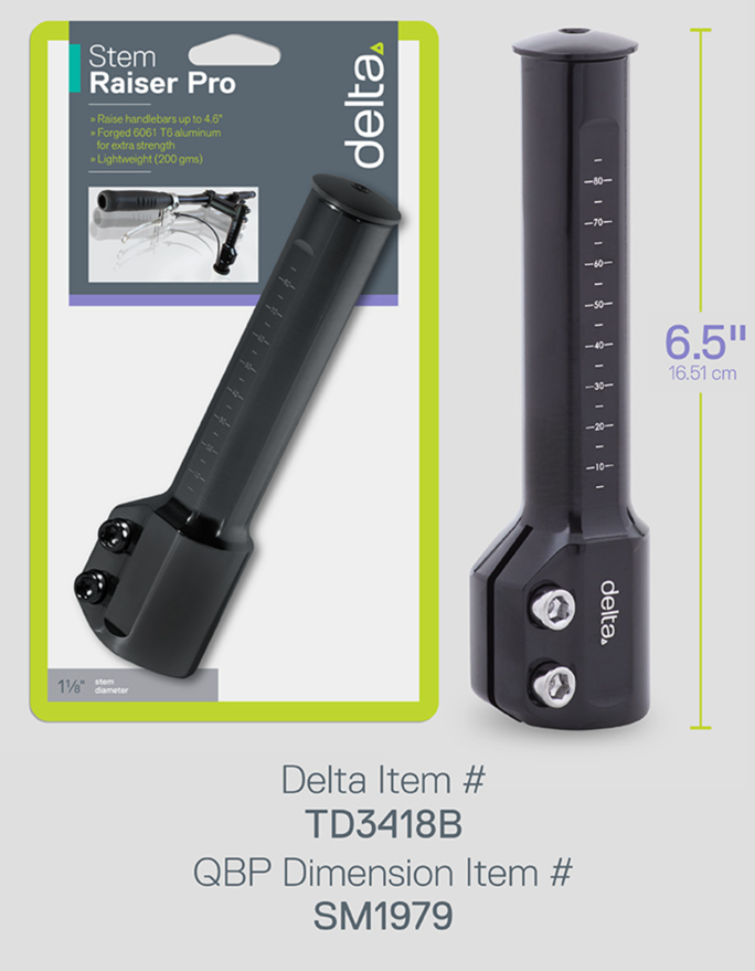 Delta Cycle Recalls Bicycle Stem Raisers Due to Fall Hazard