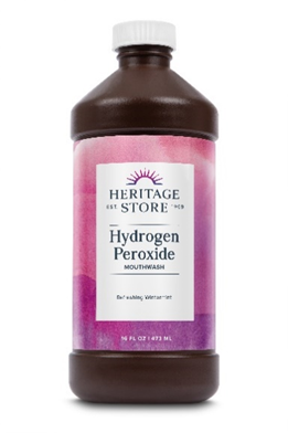 Heritage Store Hydrogen Peroxide Mouthwash