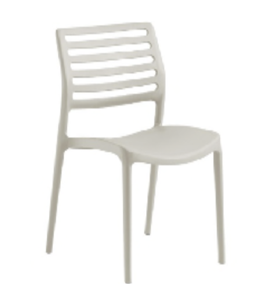 Allegro plastic side chairs