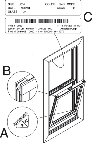 Diagram of Recalled Window Latch